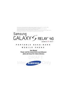 Samsung Galaxy S Relay manual. Camera Instructions.